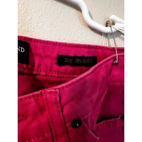 Girl's Lucky Brand Pink Zoe Jeggings Size 10 [EXCELLENT] - Picture 4 of 6